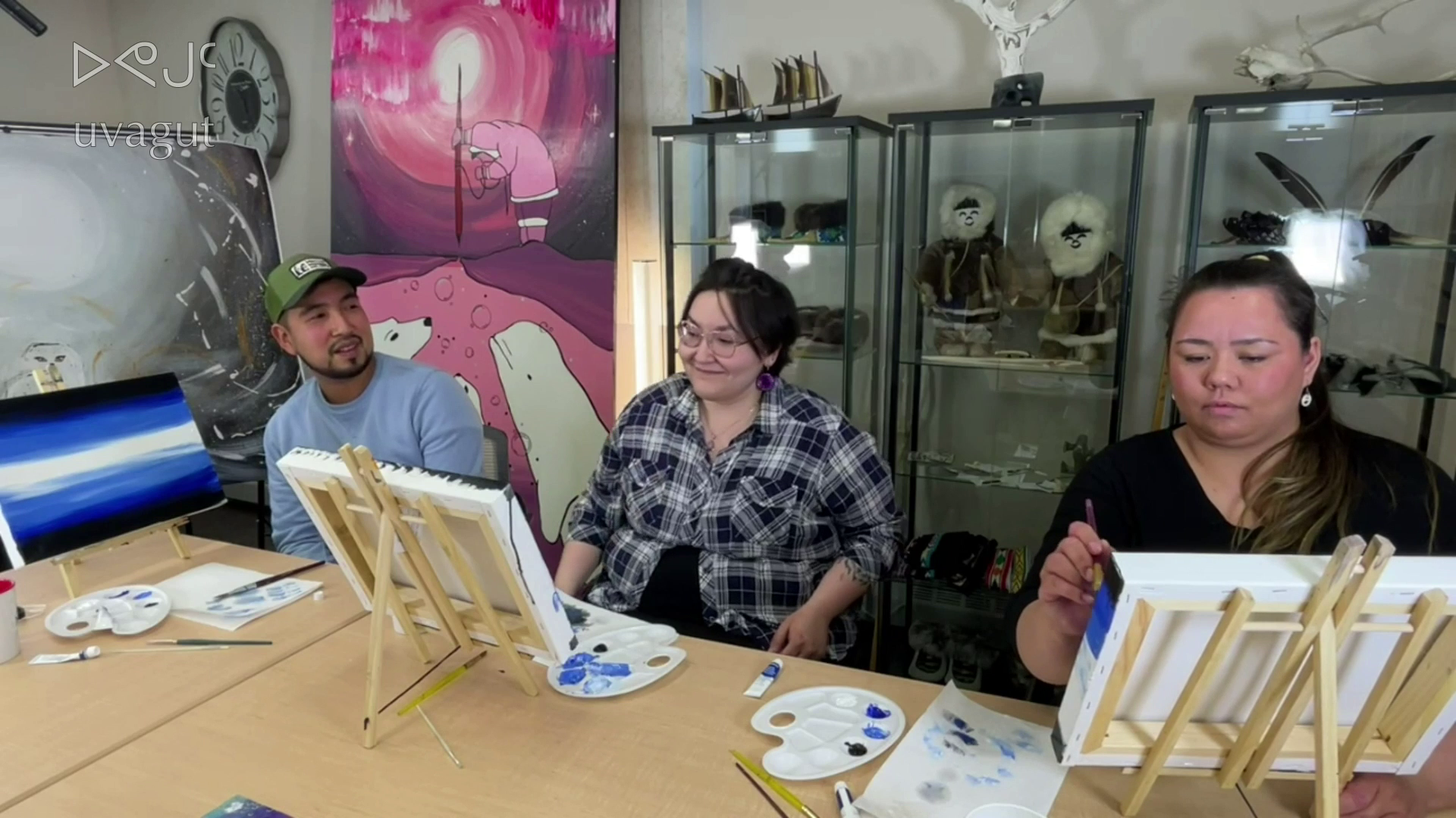 Painting with Brian Kowichuck and Sheree McLeod