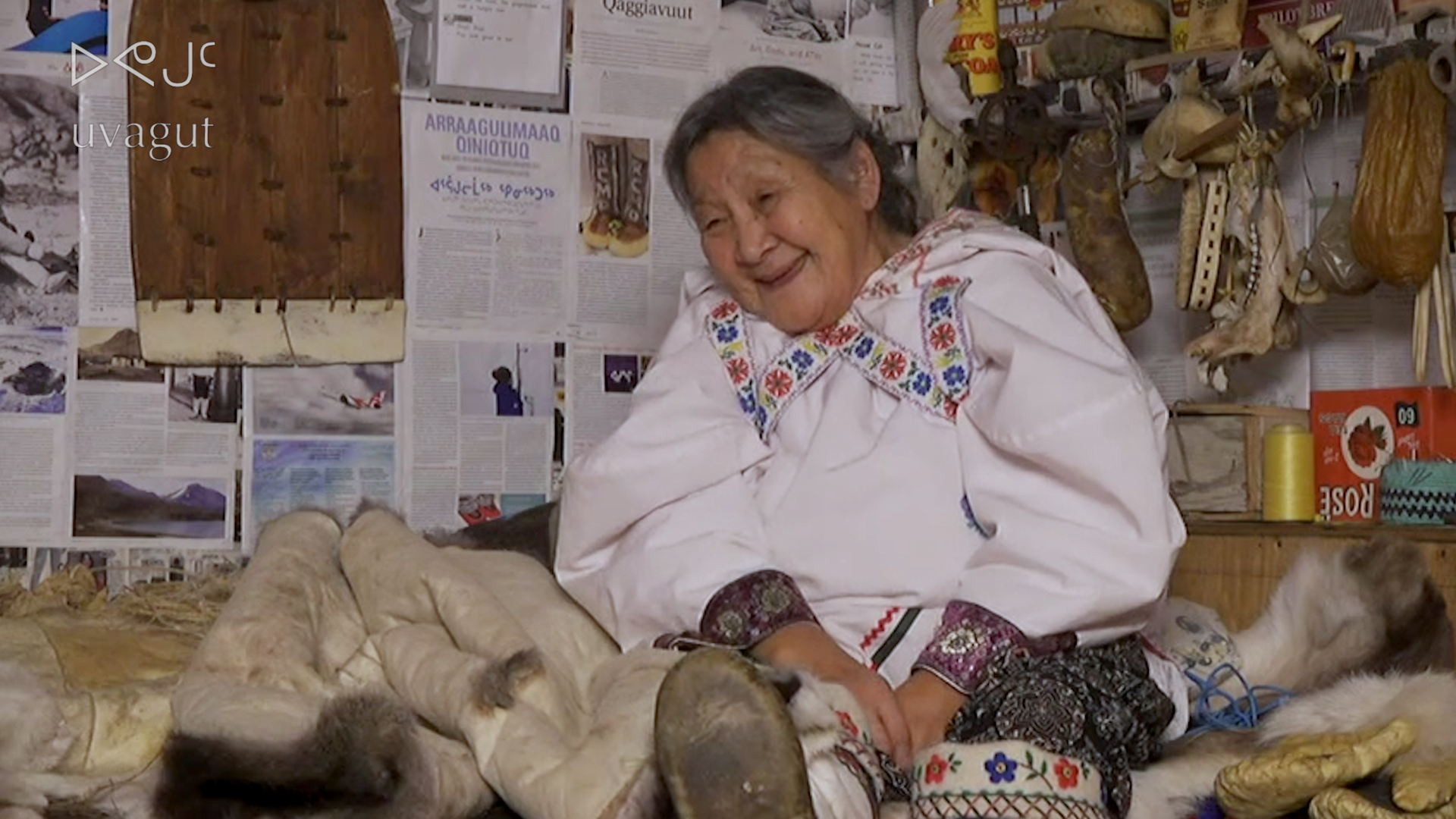 Welcome To Our Qammaq - Deborah Qaunaq, Caribou Skin Garments