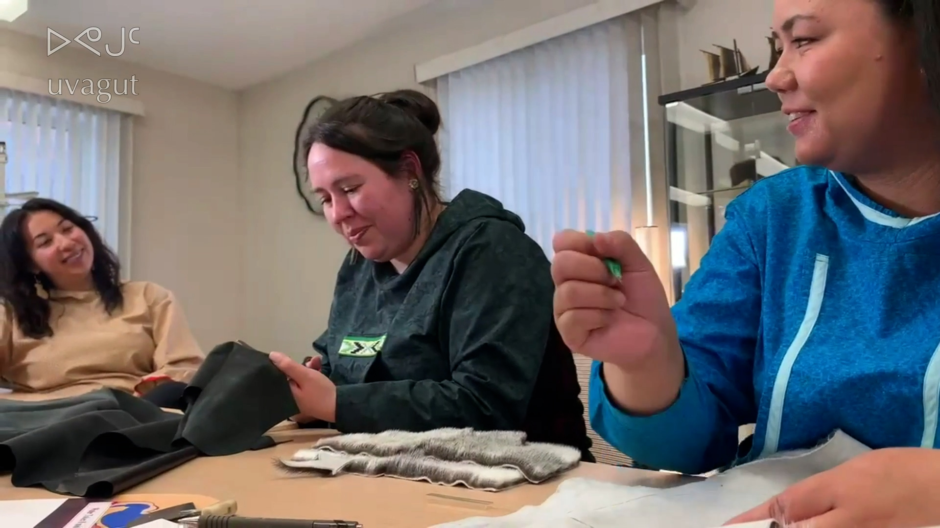 Making Gloves with Bambi Amos and Miranda Amos