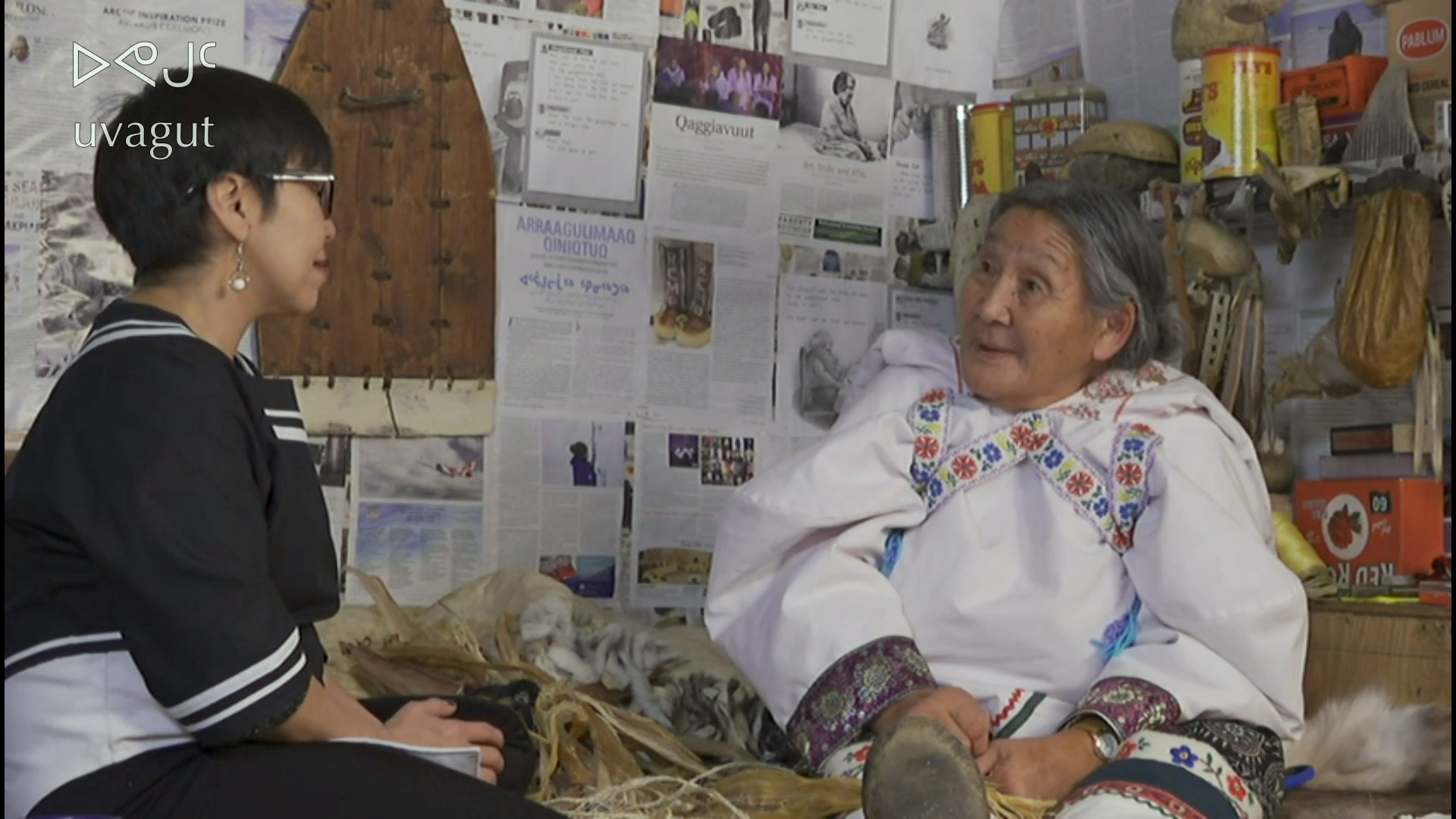 Welcome To Our Qammaq - Deborah Qaunaq, Caribou Skins