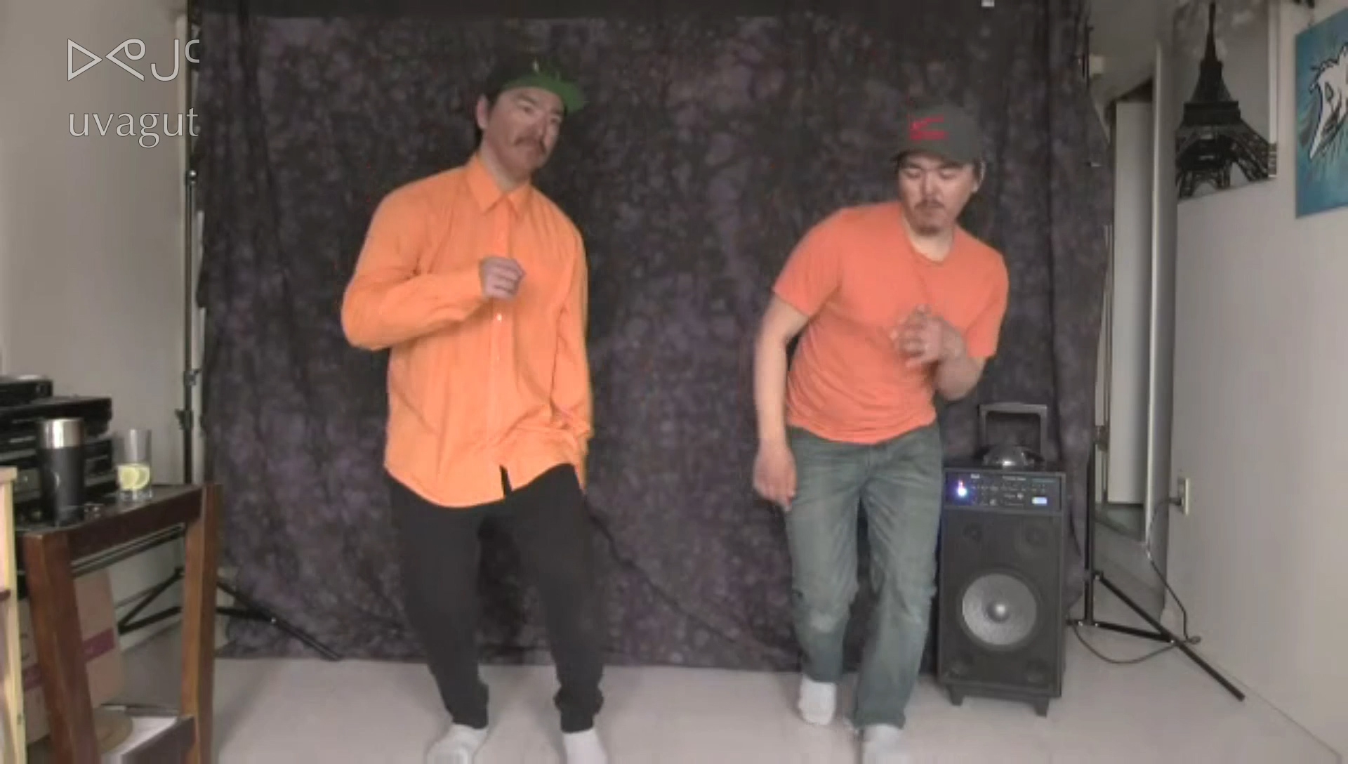 Dancing with Shelton Nipisar and Malachi Paungalak