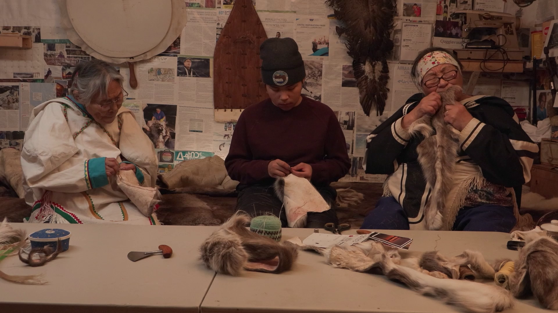 Welcome To Our Qammaq - Caribou Mitts